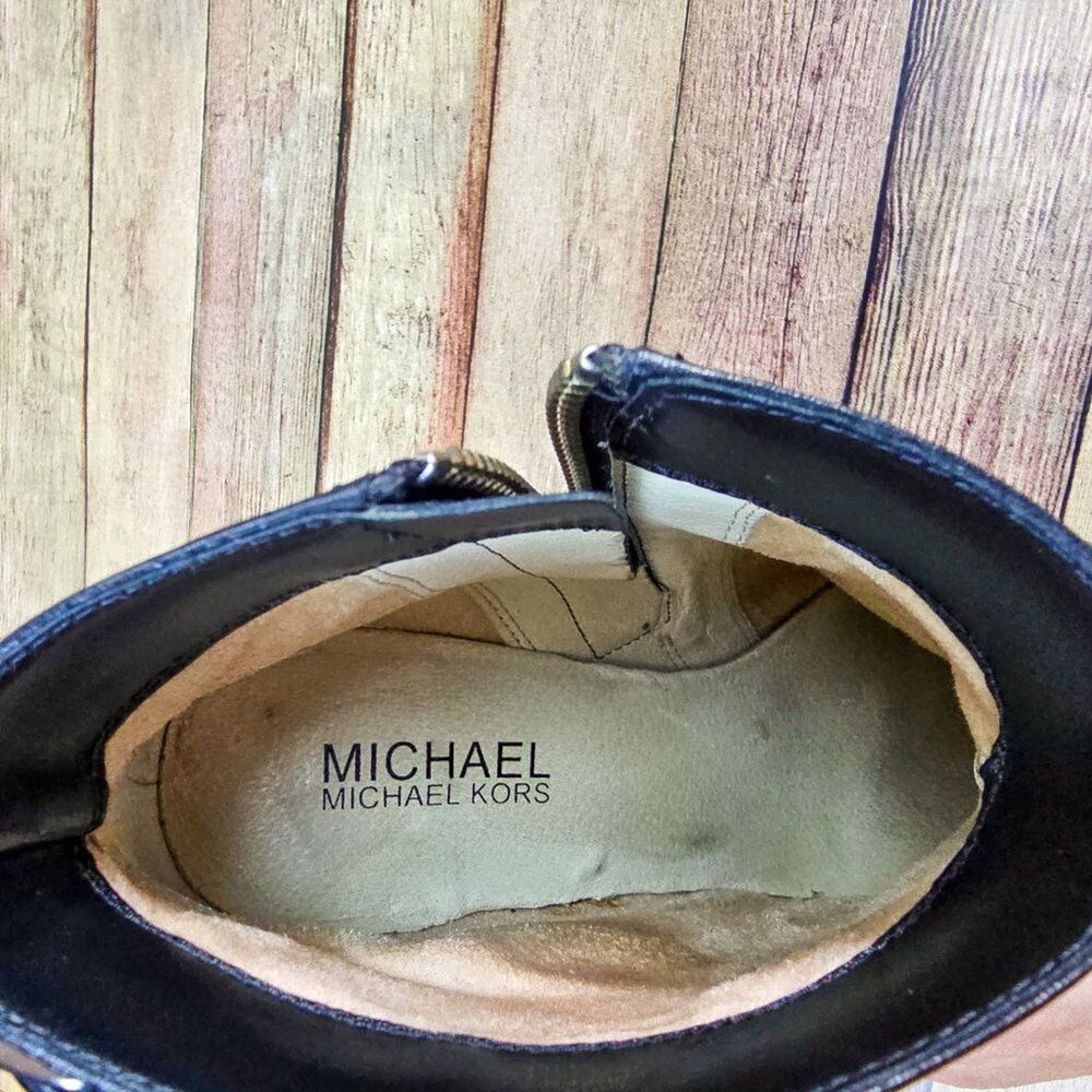 Michael Kors Women's Saylor Ankle Boots, Black Size 6.5M - Picture 9 of 14